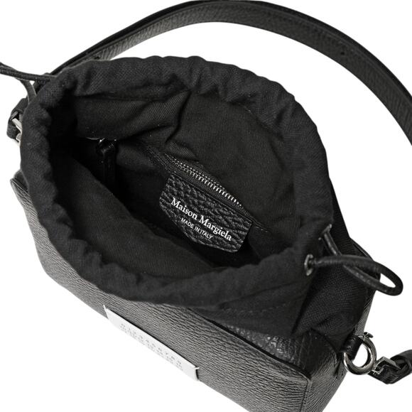 Maison Margiela Leather Crossbody Shoulder Bag SB1WG0018 Black - NWT $1560 - Picture 3 of 9